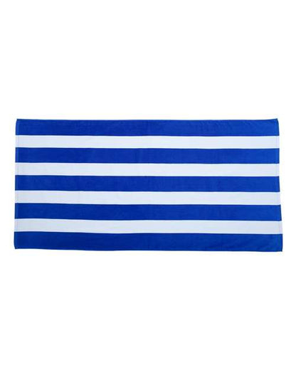 Carmel Towel Company Cabana Stripe Velour Beach Towel C3060S