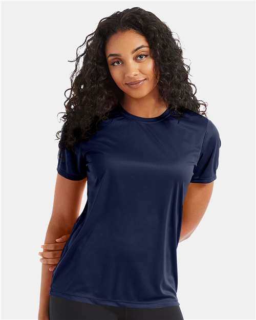 Custom Embroidered  Hanes Cool DRI® Women's Performance T-Shirt 4830  
