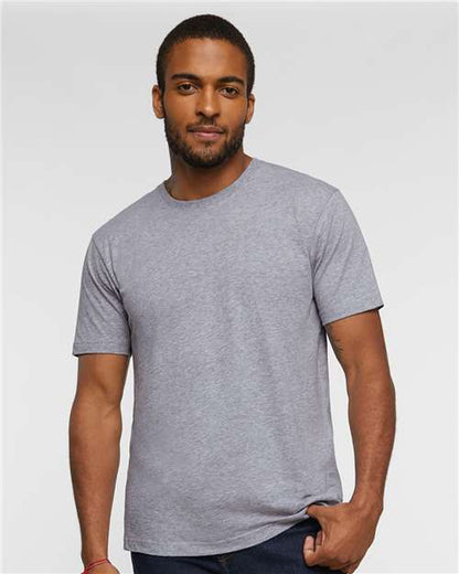 Custom Embroidered  LAT Fine Jersey Tee 6901 Heather