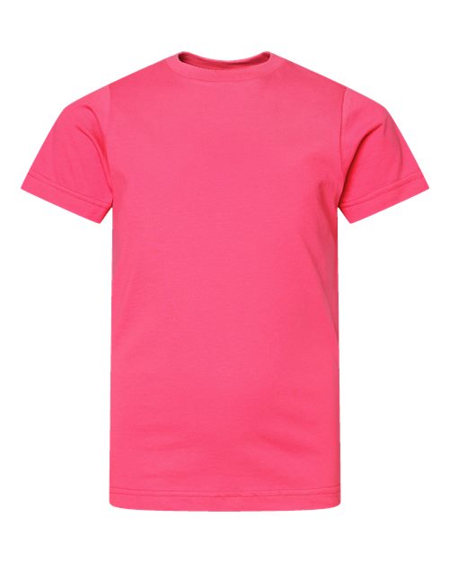 LAT Youth Fine Jersey Tee 6101 Hot Pink