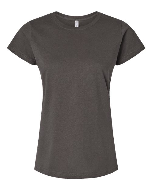 LAT Women's Fine Jersey Tee 3516 Charcoal