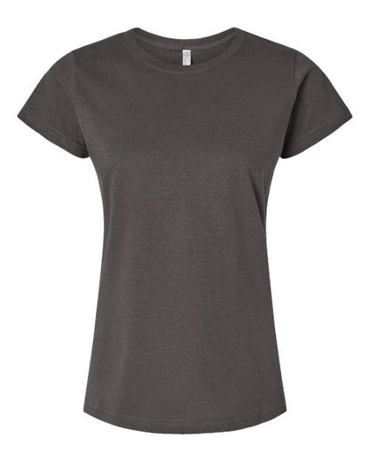 LAT Women's Fine Jersey Tee 3516 Charcoal