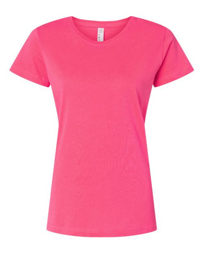 LAT Women's Fine Jersey Tee 3516 Hot Pink