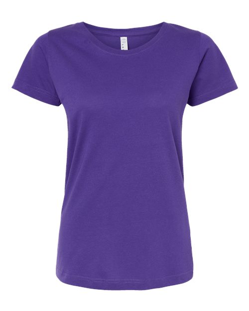 LAT Women's Fine Jersey Tee 3516 Purple