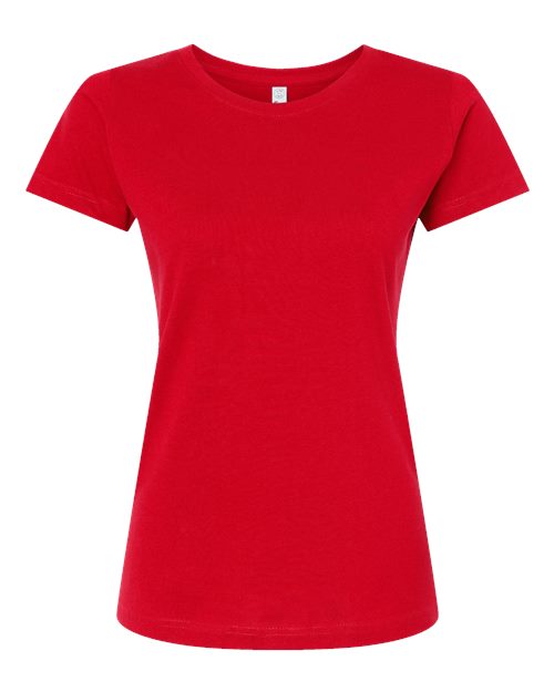LAT Women's Fine Jersey Tee 3516 Red