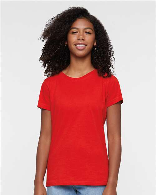 LAT Women's Fine Jersey Tee 3516 Red