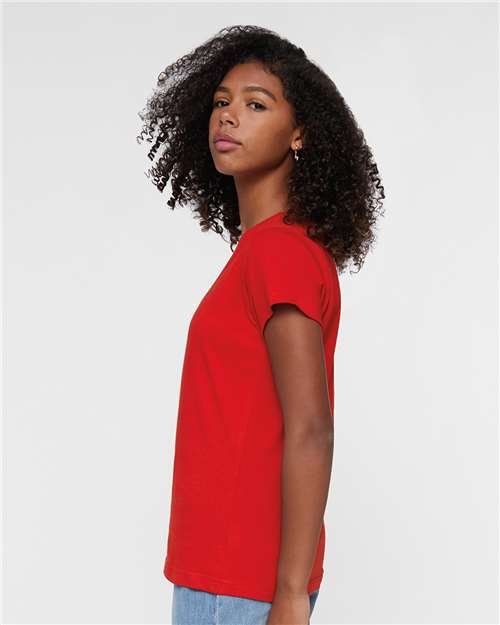 LAT Women's Fine Jersey Tee 3516 Red