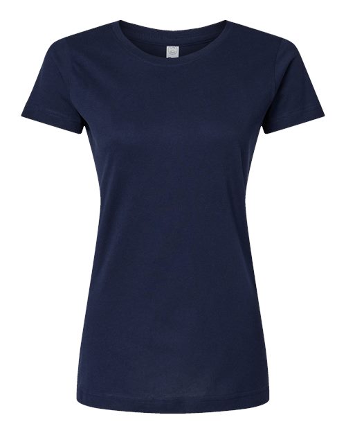 LAT Women's Fine Jersey Tee 3516 Navy