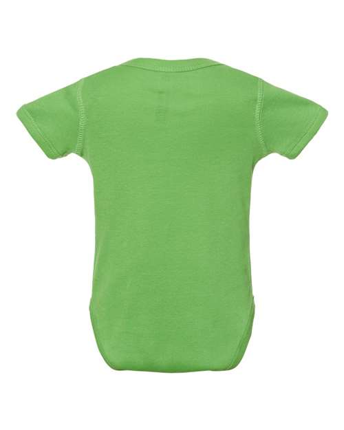 Rabbit Skins Infant Baby Rib Bodysuit 4400 Apple