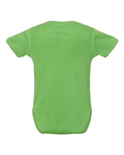Rabbit Skins Infant Baby Rib Bodysuit 4400 Apple