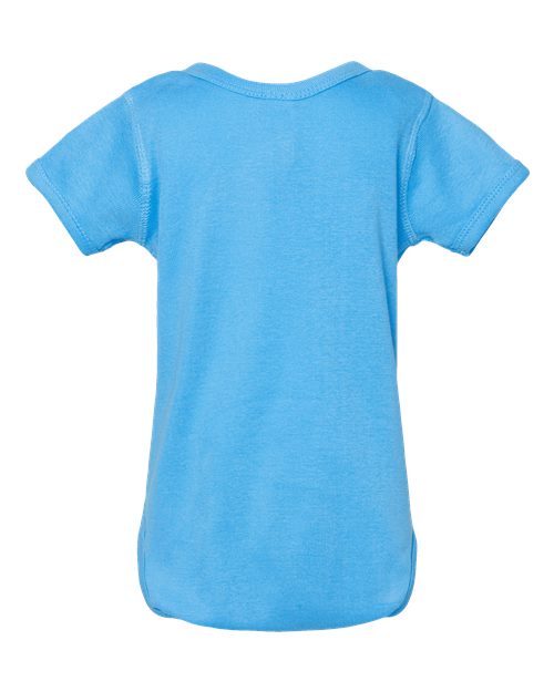 Rabbit Skins Infant Baby Rib Bodysuit 4400 Aqua