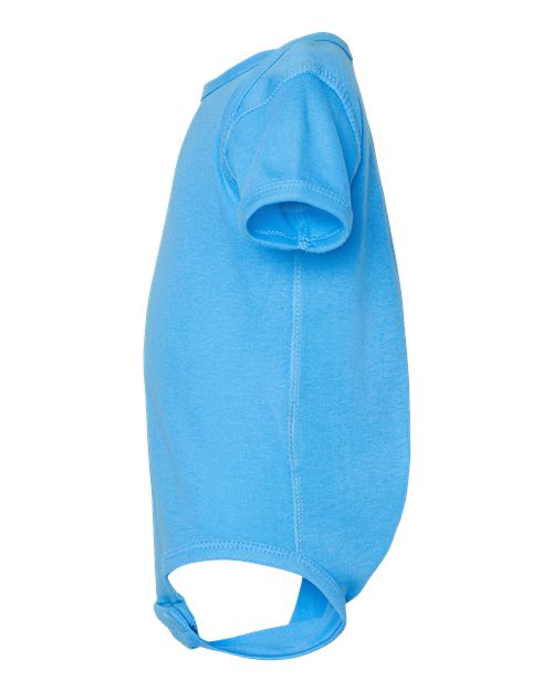 Rabbit Skins Infant Baby Rib Bodysuit 4400 Aqua