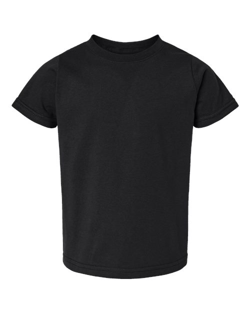 Rabbit Skins Toddler Fine Jersey Tee 3321 Black