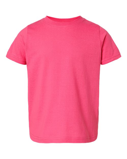 Rabbit Skins Toddler Fine Jersey Tee 3321 Hot Pink