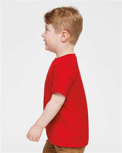 Rabbit Skins Toddler Fine Jersey Tee 3321 Red