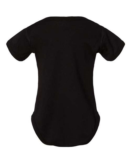 Rabbit Skins Infant Fine Jersey Bodysuit 4424 Black