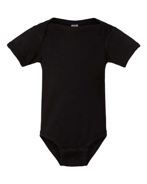 Rabbit Skins Infant Fine Jersey Bodysuit 4424 Black