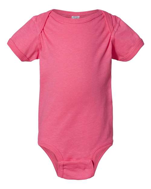 Rabbit Skins Infant Fine Jersey Bodysuit 4424 Hot Pink