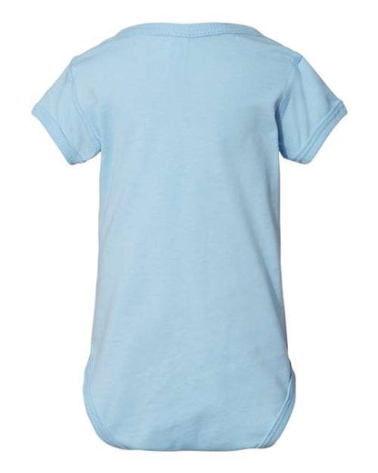 Rabbit Skins Infant Fine Jersey Bodysuit 4424 Light Blue