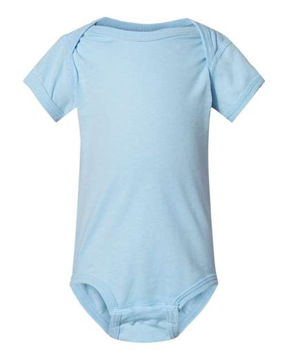 Rabbit Skins Infant Fine Jersey Bodysuit 4424 Light Blue