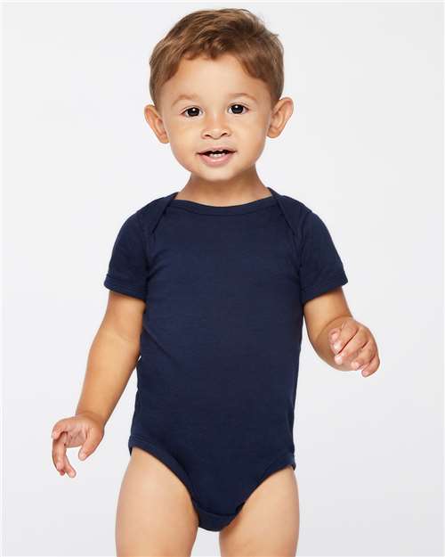 Rabbit Skins Infant Fine Jersey Bodysuit 4424 Navy