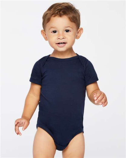 Rabbit Skins Infant Fine Jersey Bodysuit 4424 Navy