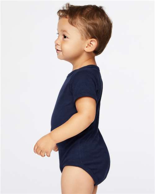 Rabbit Skins Infant Fine Jersey Bodysuit 4424 Navy