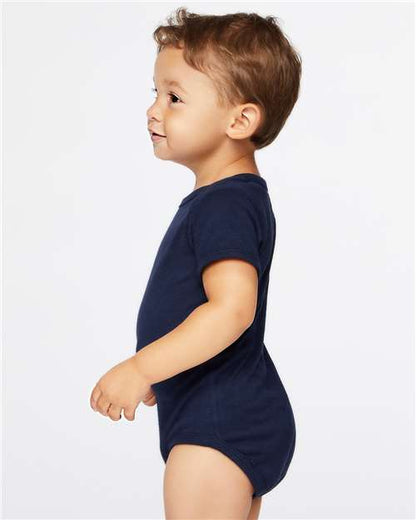 Rabbit Skins Infant Fine Jersey Bodysuit 4424 Navy