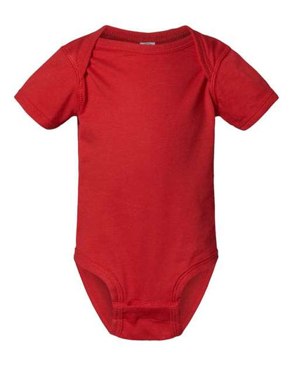 Rabbit Skins Infant Fine Jersey Bodysuit 4424 Red