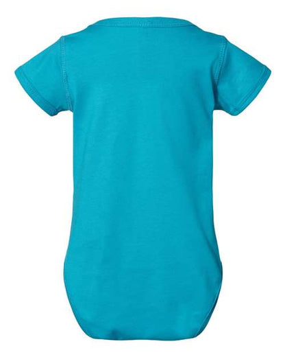 Rabbit Skins Infant Fine Jersey Bodysuit 4424 Turquoise