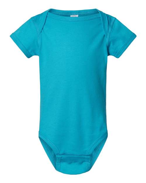 Rabbit Skins Infant Fine Jersey Bodysuit 4424 Turquoise