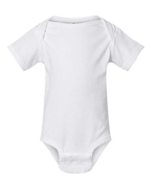 Rabbit Skins Infant Fine Jersey Bodysuit 4424 White