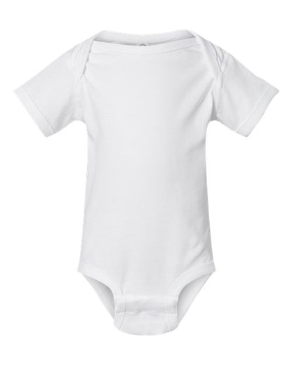 Rabbit Skins Infant Fine Jersey Bodysuit 4424 White
