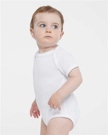 Rabbit Skins Infant Fine Jersey Bodysuit 4424 White