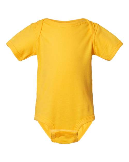 Rabbit Skins Infant Fine Jersey Bodysuit 4424 Yellow