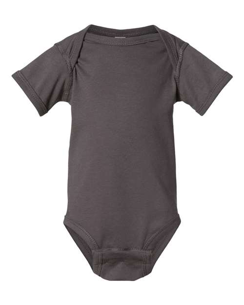 Rabbit Skins Infant Fine Jersey Bodysuit 4424 Charcoal