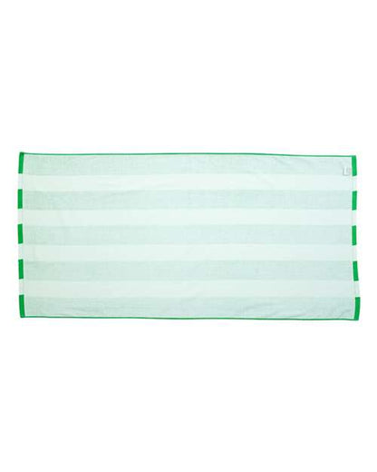 Carmel Towel Company Cabana Stripe Velour Beach Towel C3060S