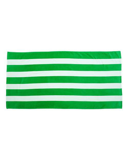 Carmel Towel Company Cabana Stripe Velour Beach Towel C3060S