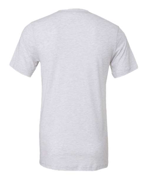 BELLA + CANVAS Triblend Tee 3413 True Royal Triblend Custom Embroidered Business Logo