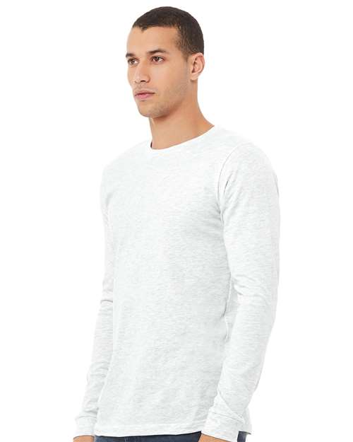 BELLA + CANVAS Jersey Long Sleeve Tee 3501 Ash