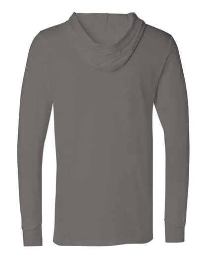 BELLA + CANVAS Jersey Hooded Long Sleeve Tee 3512