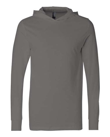 BELLA + CANVAS Jersey Hooded Long Sleeve Tee 3512