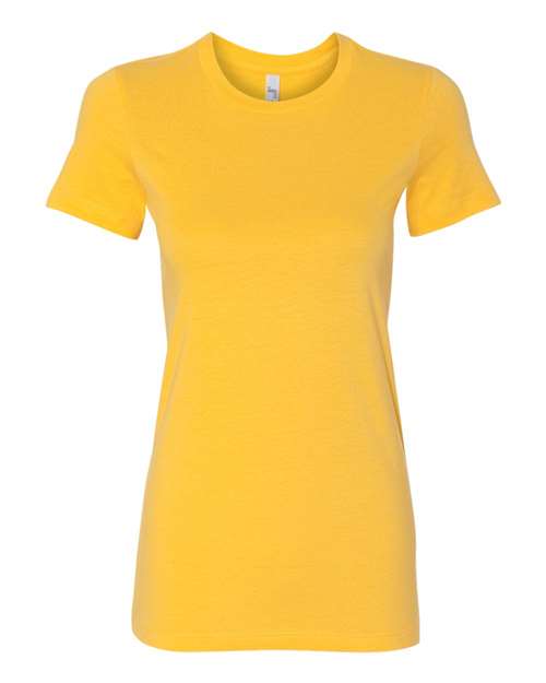 BELLA + CANVAS Women's Slim Fit Tee 6004 Gold