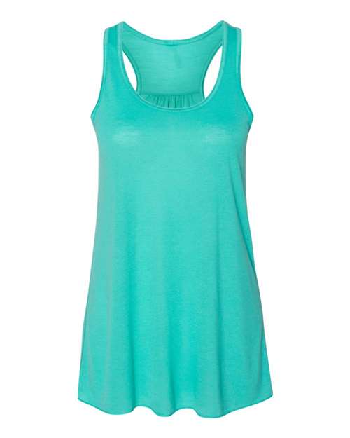 BELLA + CANVAS Women's Flowy Racerback Tank 8800 Teal