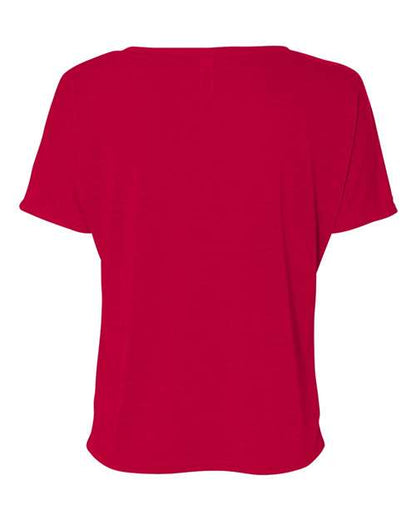 BELLA + CANVAS Women’s Slouchy V-Neck Tee 8815 Custom Embroidered Business Logo
