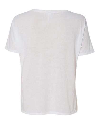 BELLA + CANVAS Women’s Slouchy V-Neck Tee 8815 Custom Embroidered Business Logo