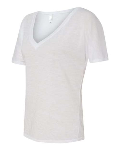 BELLA + CANVAS Women’s Slouchy V-Neck Tee 8815 Custom Embroidered Business Logo