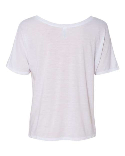 BELLA + CANVAS Women’s Slouchy Tee 8816 Custom Embroidered Business Logo