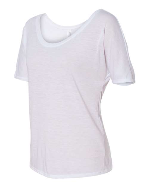 BELLA + CANVAS Women’s Slouchy Tee 8816 Custom Embroidered Business Logo