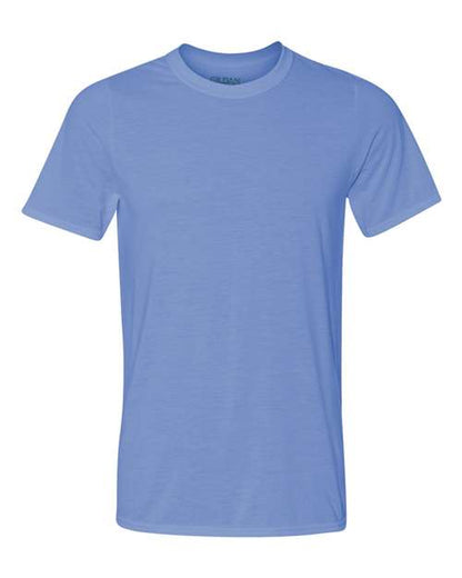 Gildan Performance® T-Shirt 42000 Carolina Blue Custom Embroidered Business Logo